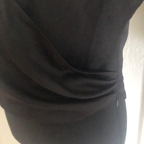 Ladies Dynamite Black Bubble Sleeve Blouse - Size Medium - Picture 3 of 7